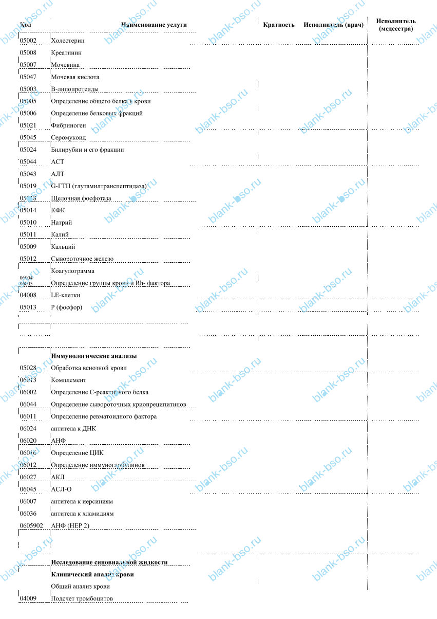 Карточка учета пребывания больного в стационаре ~ Образец bs1821 ...